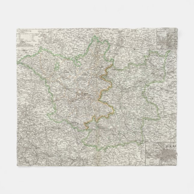 Brandenburg Fleecedecke (Vorderseite (Horizontal))