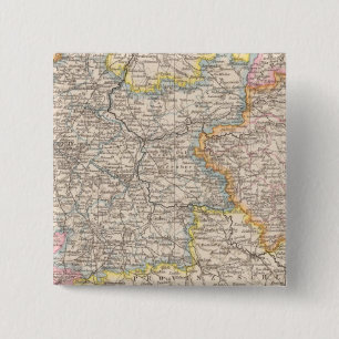 Brandenburg, Posen Atlas Karte Button