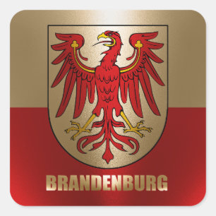 Brandenburg Quadratischer Aufkleber