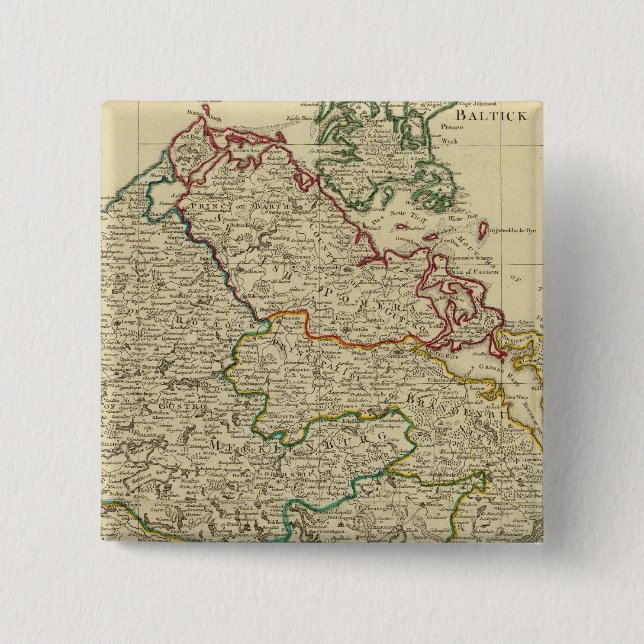 Brandenburg, W Pommern Button (Vorderseite)