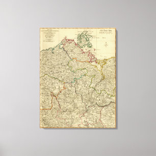 Brandenburg, w-Pommern Leinwanddruck