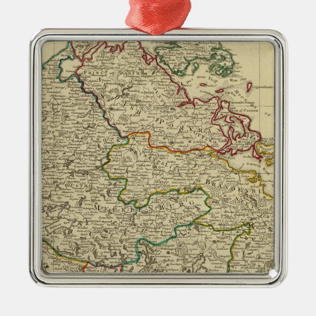 Brandenburg, W Pommern Silbernes Ornament (Vorne)