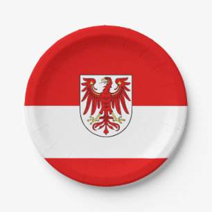 Brandenburger Papierplatte Pappteller