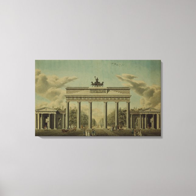 Brandenburger Tor, 1812 Leinwanddruck (Vorderseite)