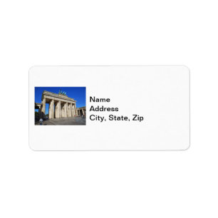Brandenburger Tor, Berlin, Deutschland Adressaufkleber