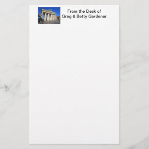 Brandenburger Tor, Berlin, Deutschland Briefpapier