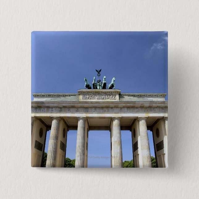 Brandenburger Tor, Berlin, Deutschland Button (Vorderseite)