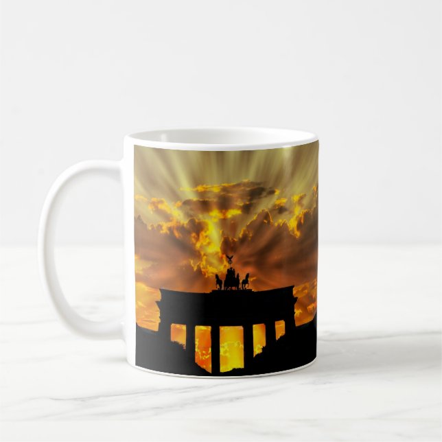 Brandenburger Tor, Berlin, Deutschland Kaffeetasse (Links)