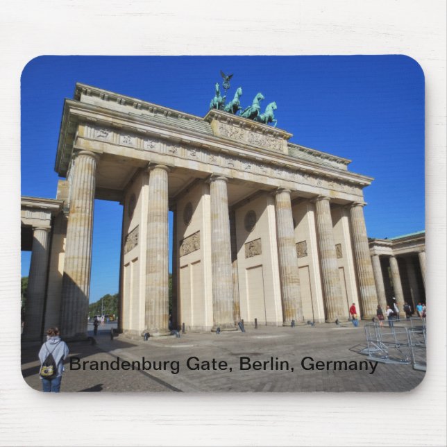 Brandenburger Tor, Berlin, Deutschland Mousepad (Vorne)