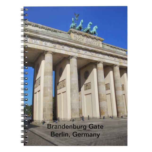Brandenburger Tor, Berlin, Deutschland Notizblock (Vorderseite)