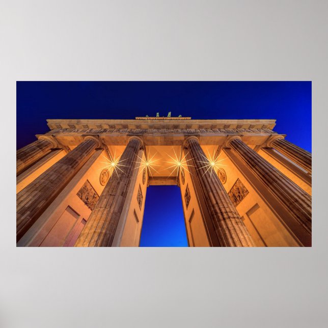 Brandenburger Tor Berlin Deutschland Poster (Vorne)