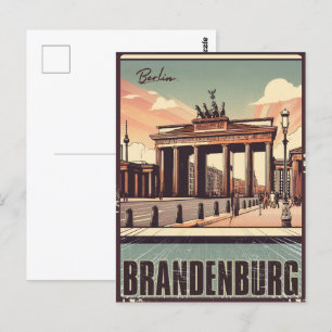 Brandenburger Tor-berlin-Tor, Berlin Holiday trip Postkarte