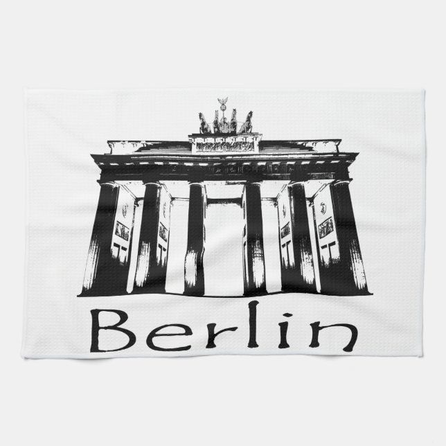 Brandenburger Tor in Berlin Handtuch (Horizontal)