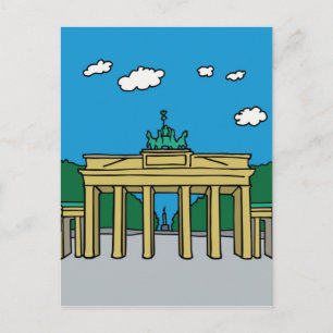 Brandenburger Tor in Berlin Postkarte