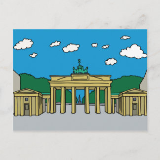 Brandenburger Tor in Berlin Postkarte