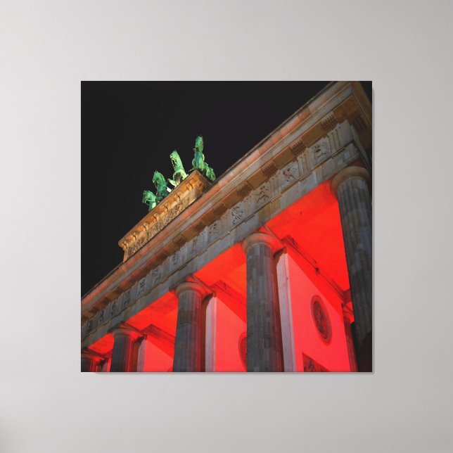 Brandenburger Tor Leinwanddruck (Vorderseite)