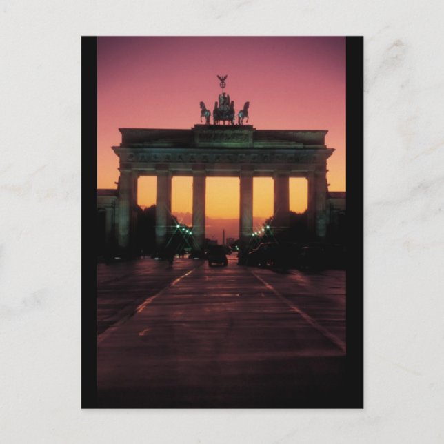 Brandenburger Tor Postkarte (Vorderseite)