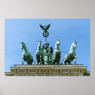 Brandenburger Tor Quadriga Berlin Poster