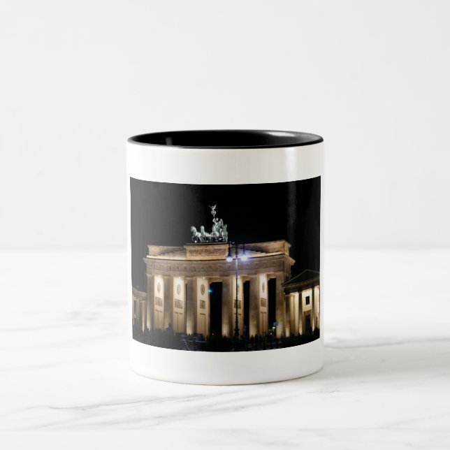 Brandenburger Tor Zweifarbige Tasse (Mittel)