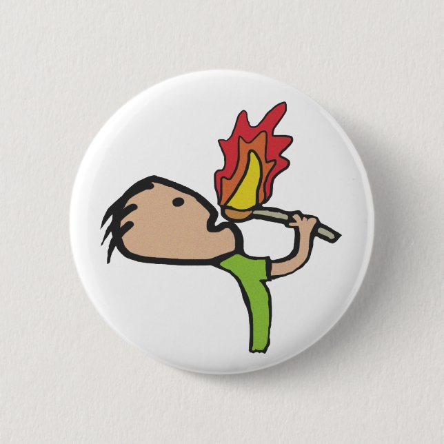 Brandessen Button (Vorderseite)