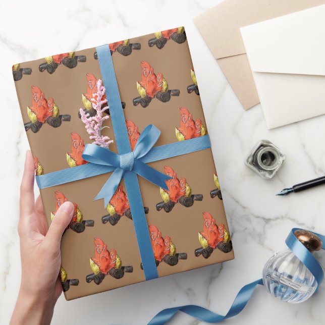 Brandfeuer Geschenkpapier (Schenken)