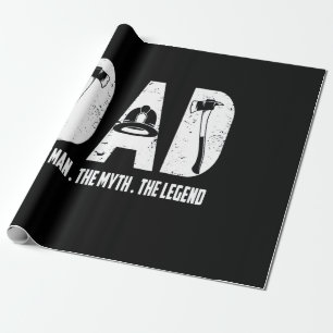Brandgeschenk Der Mann der Mythos der Legende Geschenkpapier