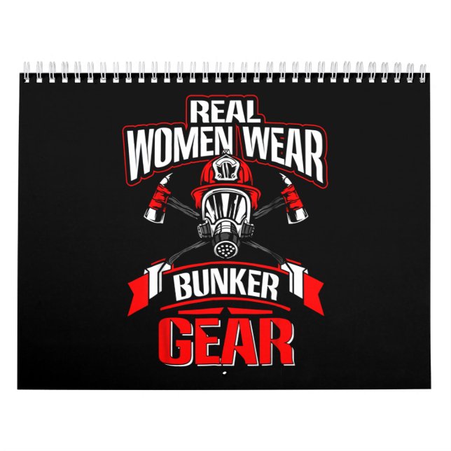 Brandgeschenk| Echte Frauen tragen Feuerwehrmann Kalender (Titelbild)