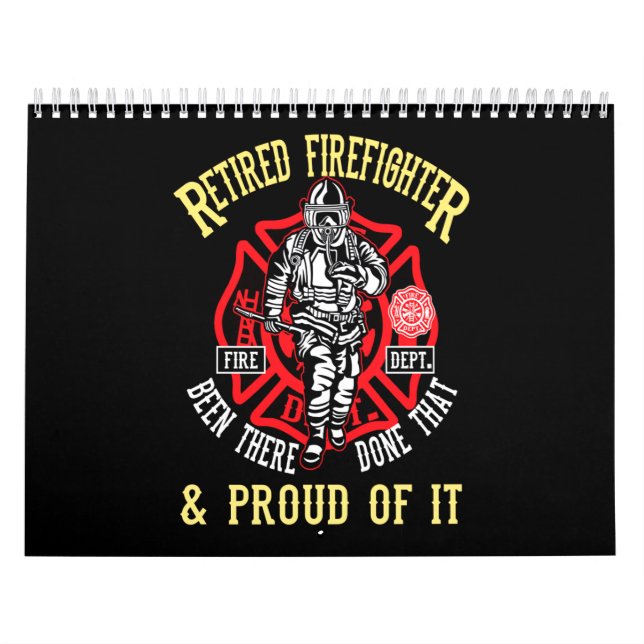 Brandgeschenk| Feuerwehrmann und Feuerwehrmann Kalender (Titelbild)