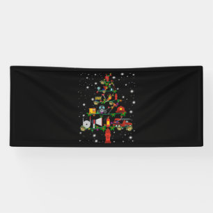 Brandgeschenk Frohe Weihnachts-Feuerwehrspass Banner