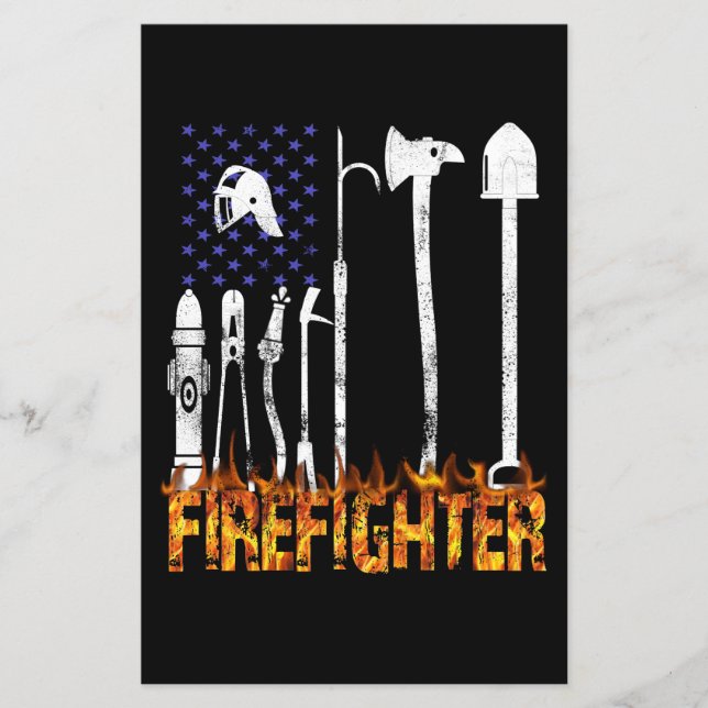 Brandgeschenk | Geschenk für Feuerwehrliebhaber Flyer (Vorne)