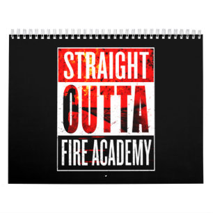 Brandgeschenk   Straight Outight Feuerwehrmann Kalender