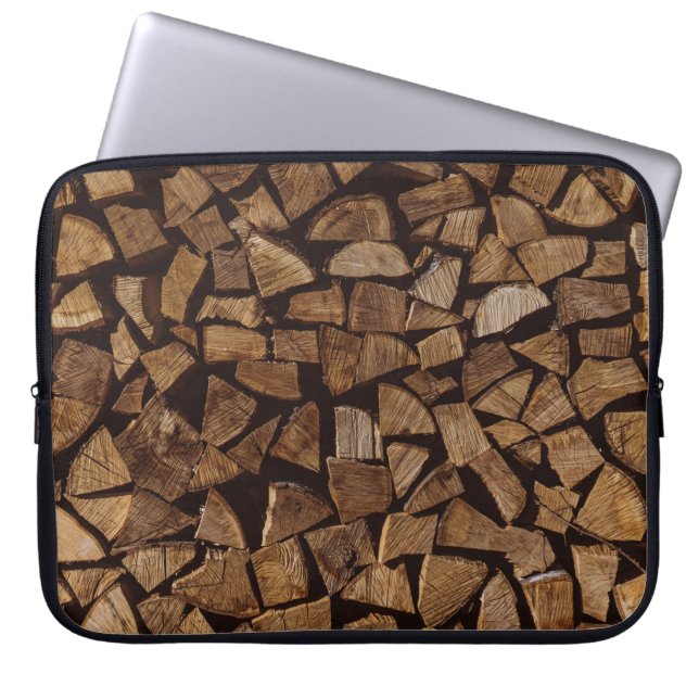 Brandholzpalette Laptopschutzhülle (Vorderseite)