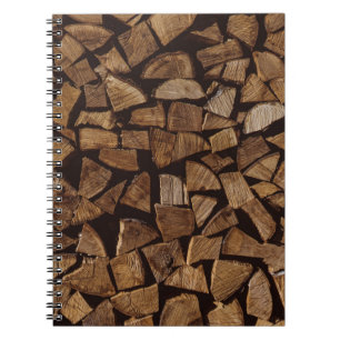 Brandholzpalette Notizblock