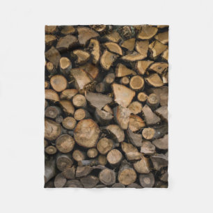 Brandholzstapel Fleecedecke