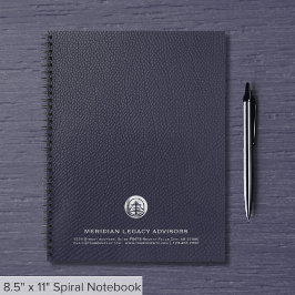 Branding-Business-Notebook mit Logo Notizbuch