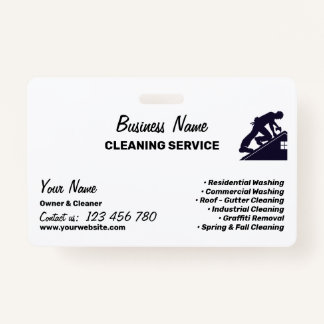 Branding For Pressure Washing Cleaning Business Ausweis