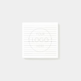 Brandingbüro für das Logo des Unternehmens "Lined  Post-it Klebezettel