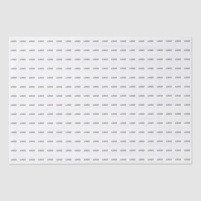 Brandingpapier für Firmenlogo Seidenpapier (Vorderseite)