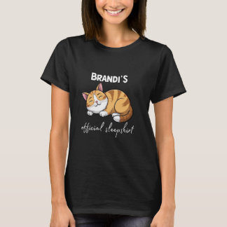 BRANDI'S Offizielles Katzen-Schlafshirt-Pyjama-Sch T-Shirt