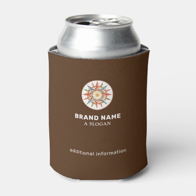 Brandmarkenmarkenwerbung braun kann kühler werden dosenkühler (Kanne Vorderseite)