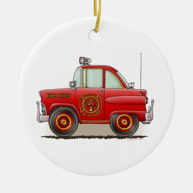 Brandmeister Auto-Verzierungs- Keramik Ornament (Vorne)