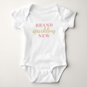 „Brandneu funkelnd“ Babys Bodysuit Baby Strampler