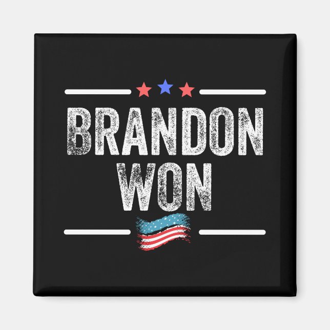 Brandon gewann, Brandon gewann komisch, Brandon ha Magnet (Vorne)