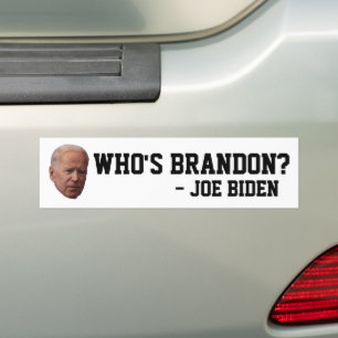 BRANDON? JOE BIDEN AUTOAUFKLEBERS AUTOAUFKLEBER