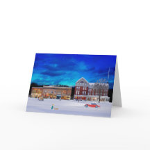 Brandon Vermont in einer Winternacht