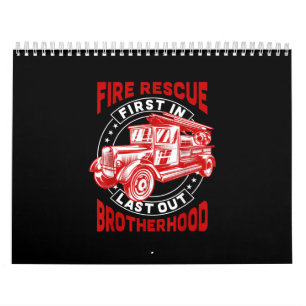 Brandschutz erster letzter Feuerwehrmann der Brude Kalender