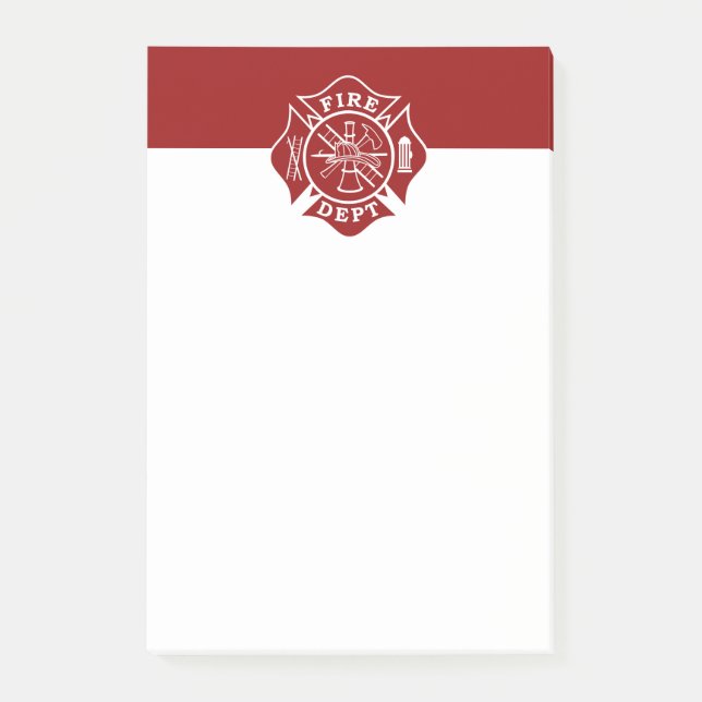 Brandschutz / Sonderanfertigung für Feuerwehren na Post-it Klebezettel (Vorderseite)