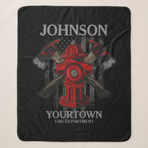 Brandschutzbehörde Hydrant USA Flag Sherpadecke