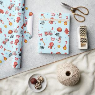Brandschutzpapier für Geburtstagspartei Geschenkpapier
