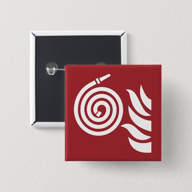 Brandschutzschild Button (Vorne & Hinten)